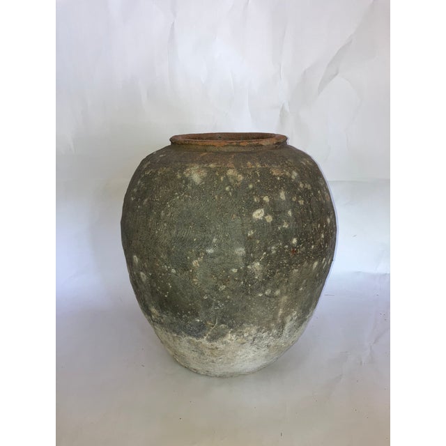 Asian Antique Ming Dynasty 16th Century Black Egg Export Vessel For Sale - Image 3 of 9