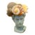 Shell-Encrusted Bust in Farrow & Ball Inchyra, “The May River Matador” For Sale