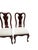 Queen Anne 1990s Pair Thomasville Collectors Cherry Queen Ann Dining Room Side Chairs For Sale - Image 3 of 13