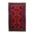 Hand-Knotted Baluch Geometric Rug 2'6" X 4'8" For Sale