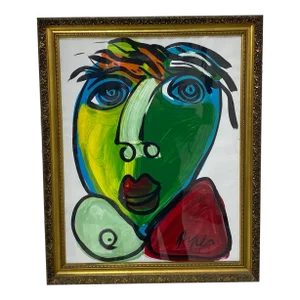 Vintage Abstract Portraiture; Original Artwork by Peter Robert Keil