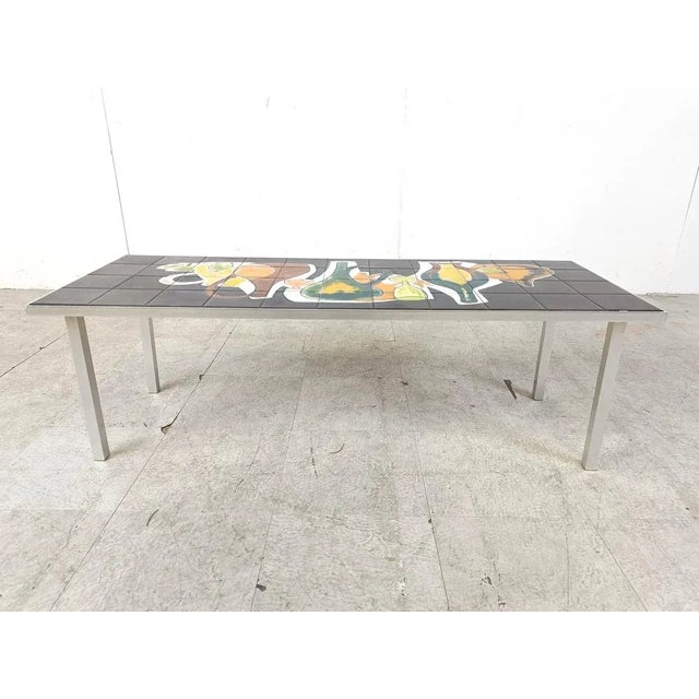 Vintage Ceramic Coffee Table by Denisco, 1960s For Sale - Image 9 of 11