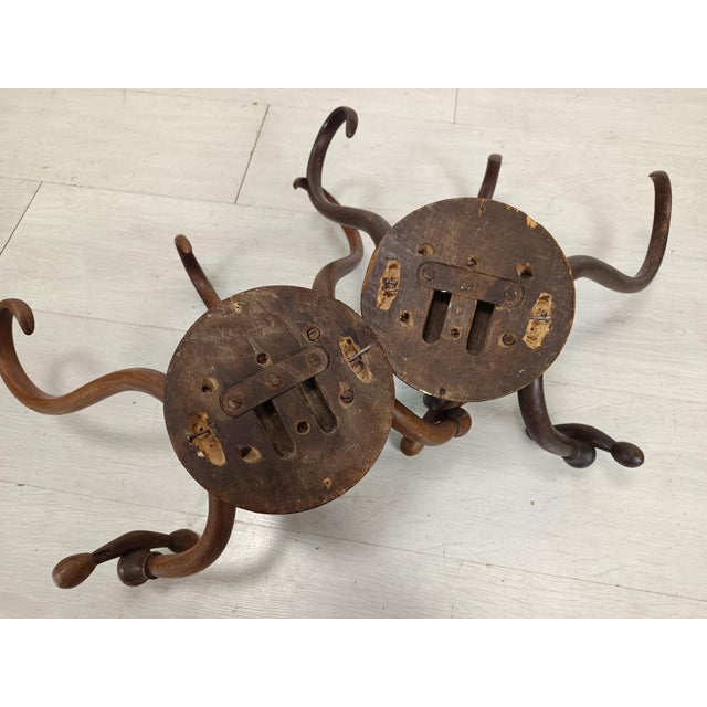 Antique Coat Racks, Set of 2 For Sale - Image 11 of 13