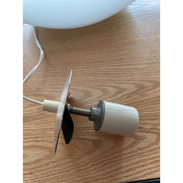 1970s Vintage Glass Murano Style Egg Lamp For Sale - Image 11 of 12