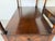 Brown 1960’s Vintage Weiman Heirloom Quality Mahogany & Tooled Leather Top Tiered End Tables on Casters – A Pair For Sale - Image 8 of 12