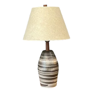 Mid Century Martz Stoneware Ceramic Pottery Lamp for Marshall Studios