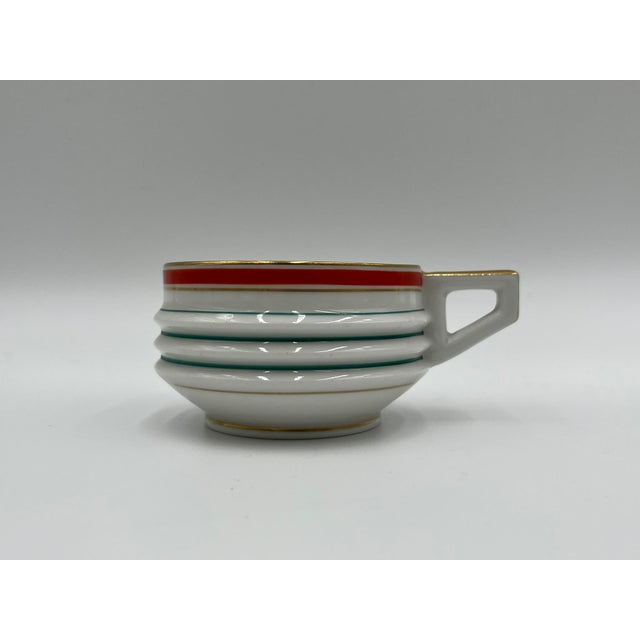 Art Deco Coffee Porcelain Service by Johann Haviland/ Ernst Olitzsch, Set of 19 For Sale - Image 17 of 18
