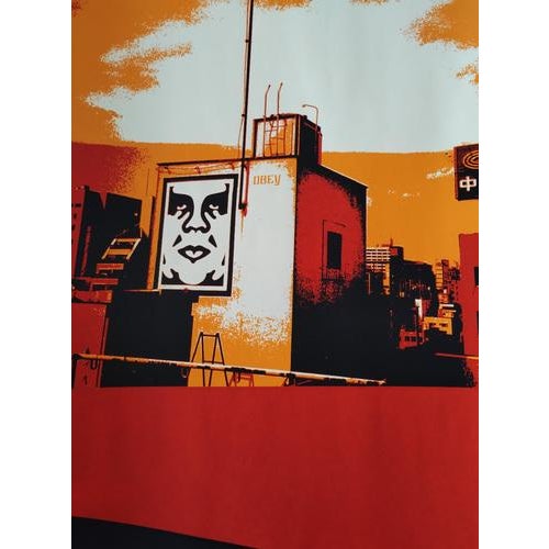 Shepard Fairey (Obey), Osaka Roof, 2000, Screenprint For Sale - Image 8 of 8