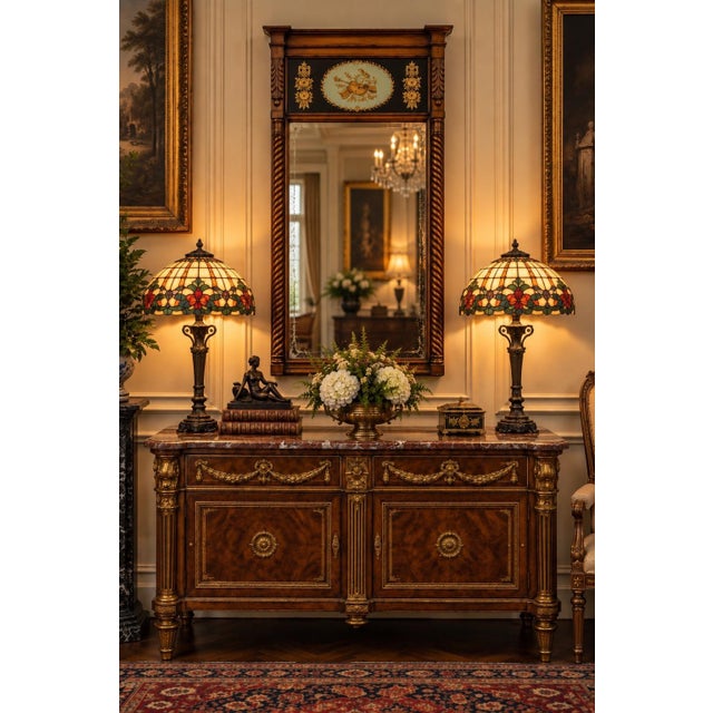 Traditional Late 19th Century English Regency Giltwood Pier Mirror For Sale - Image 3 of 6