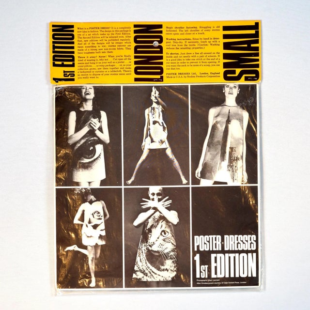 Eye Poster Dress by Harry Gordon, England, 1968 For Sale - Image 3 of 5