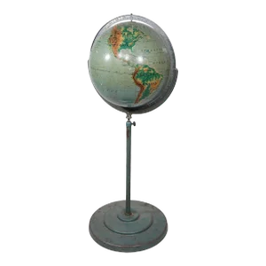 A.j. Nystrom World Globe on Stand