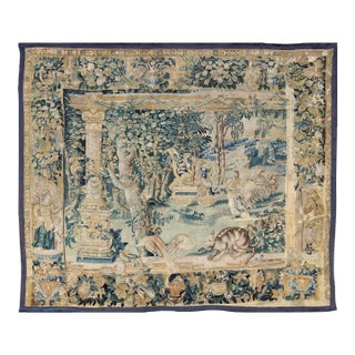 Antique Mid-18th Century European French Beauvais Tapestry For Sale