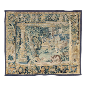 Antique Mid-18th Century European French Beauvais Tapestry