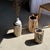 Small Side Table in Petrified Wood, Black Heartwood, Bark with Black and Beige Streaks, 1980s For Sale - Image 12 of 18
