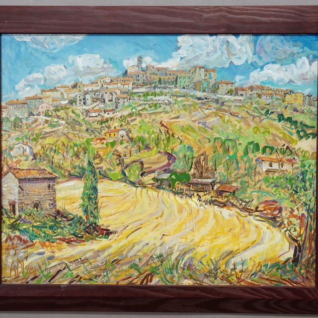 Alexander Michael Oil Painting – Prata in Tuscany, 1998 For Sale - Image 4 of 7