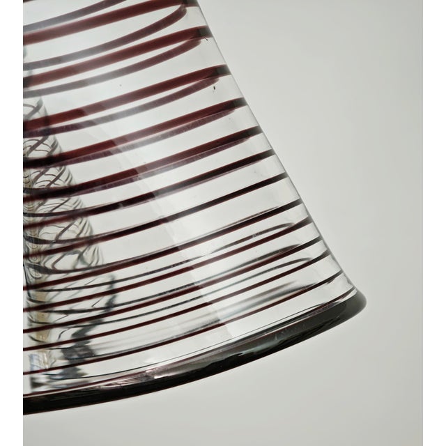 Brown Murano Blown Glass Pendant Lamp from Design Italia, 1970 For Sale - Image 8 of 18