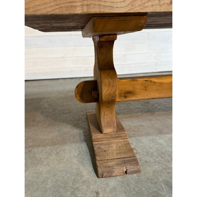 Large French Oak Dining Table, 1920 For Sale - Image 14 of 18
