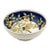 Vintage Hand-Painted Ceramic Fruit & Songbird Large Serving Bowl For Sale