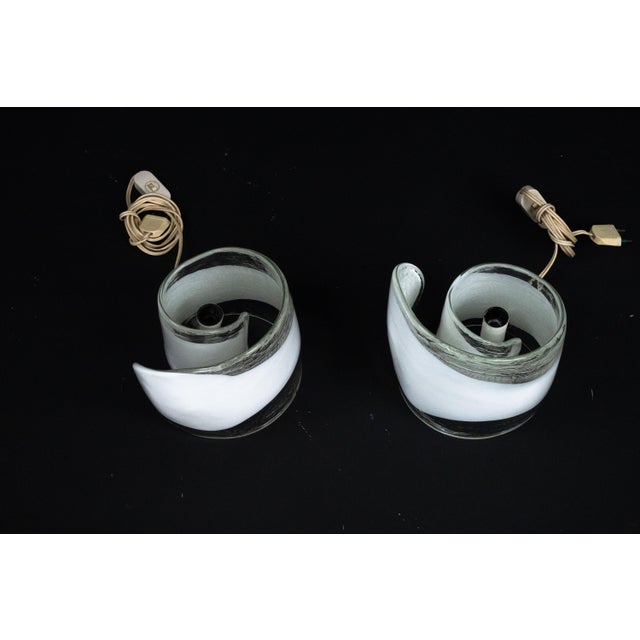 Murano Glass Table Lamps from La Murrina, Italy, 1970s, Set of 2 For Sale - Image 11 of 11
