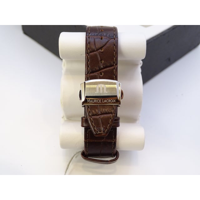 Brown Pontos Day Date PT6358 Wristwatch from Maurice Lacroix, 2010s, Switzerland For Sale - Image 8 of 18