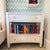 White Modern History Concave Two Drawer Nightstand For Sale - Image 8 of 9