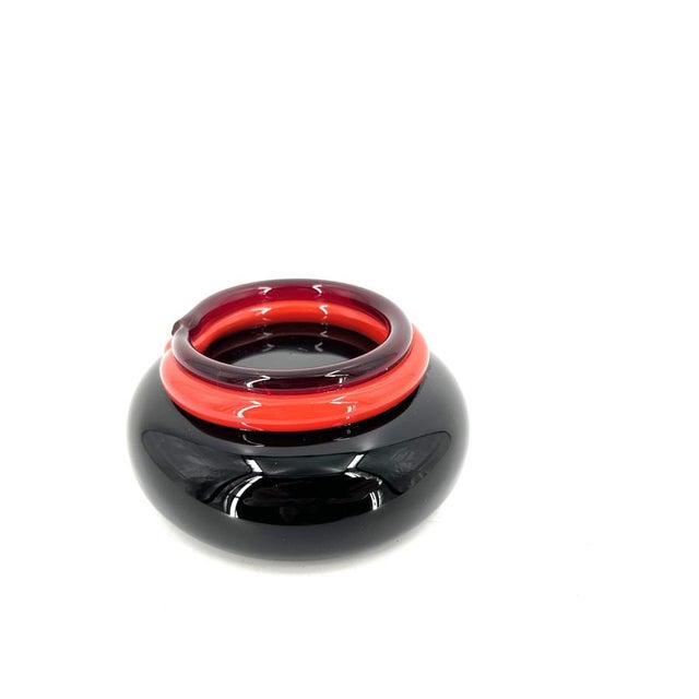 Glass Ashtray by Ettore Sottsass for Venini, 1990s For Sale - Image 7 of 9