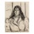 Manfred Schwartz Portrait of a Woman Charcoal For Sale
