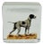 Hand Painted Dog Paperweight Bookend For Sale