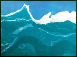 Maxine Masterfield "Within the Sea" Signed Numbered Lithograph Art 1983 Unframed 30x40