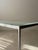 Contemporary Minimalist Stainless Steel Coffee Table with Wired Glass, 1960s For Sale - Image 3 of 10