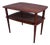 Mid 20th Century Peter Hvidt and Orla Molgaard Teak and Cane Side Table For Sale