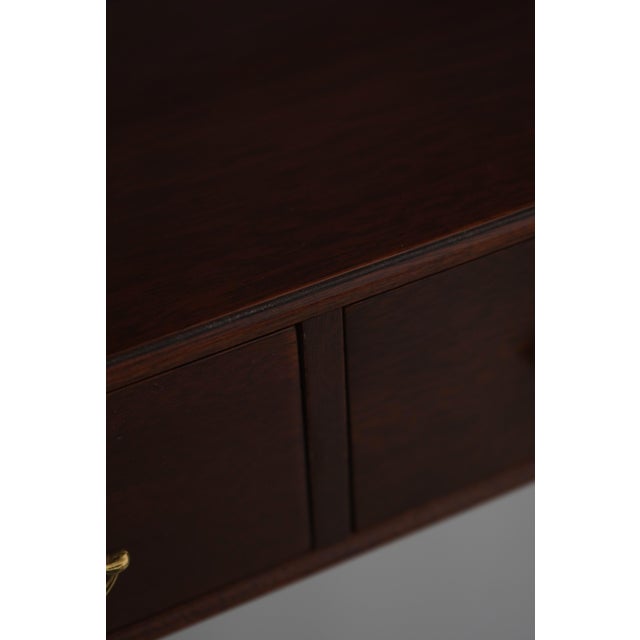Brown Stickley Colonial Williamsburg Mahogany What Not Shelf For Sale - Image 8 of 17