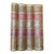 Antique Leather Books - Trois Lund Historiske Fortellinger - 4 Books - 1840s For Sale