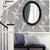 Wood Queen Ann Mirror - Glossy Black For Sale - Image 7 of 9