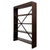 Antique Early 20th Century Industrial Oak Open Bookcase For Sale - Image 4 of 8