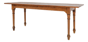 Rustic Farmhouse Table in Oak, France, 1850s
