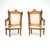 Vintage French Louis Style Carved Gilt Wood Armchairs, 1930, Set of 2 For Sale - Image 3 of 11