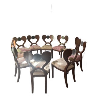 Peter Alexander Dining Chairs, Attributed, 10 Pieces For Sale