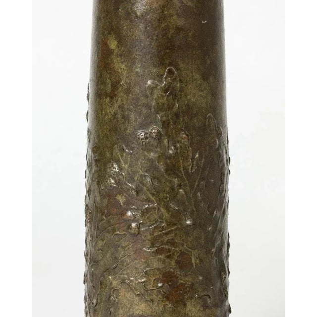 Art Noveau Bronze Vase by Hugo Elmqvist, 1890s For Sale - Image 4 of 9