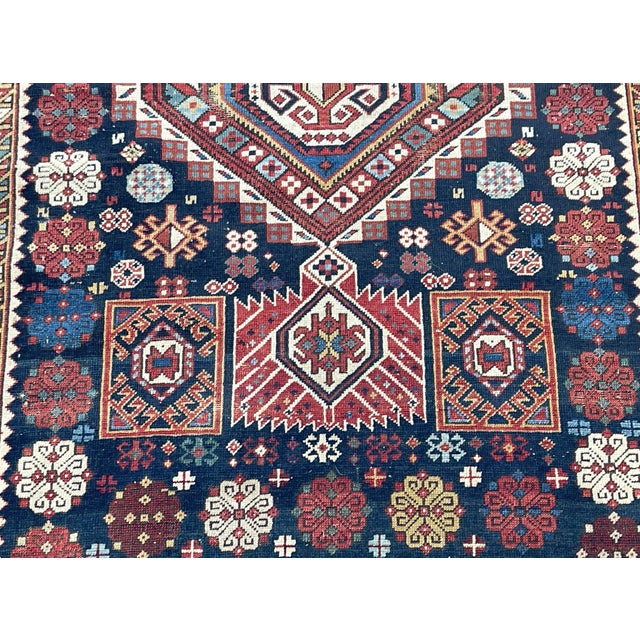 Antique Caucasian Shirvan Rug 4’ X 7’11” For Sale In New York - Image 6 of 7