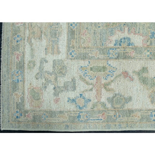 Turkish Oushak Rug 4'11" x 7'1" #17890 For Sale - Image 4 of 8