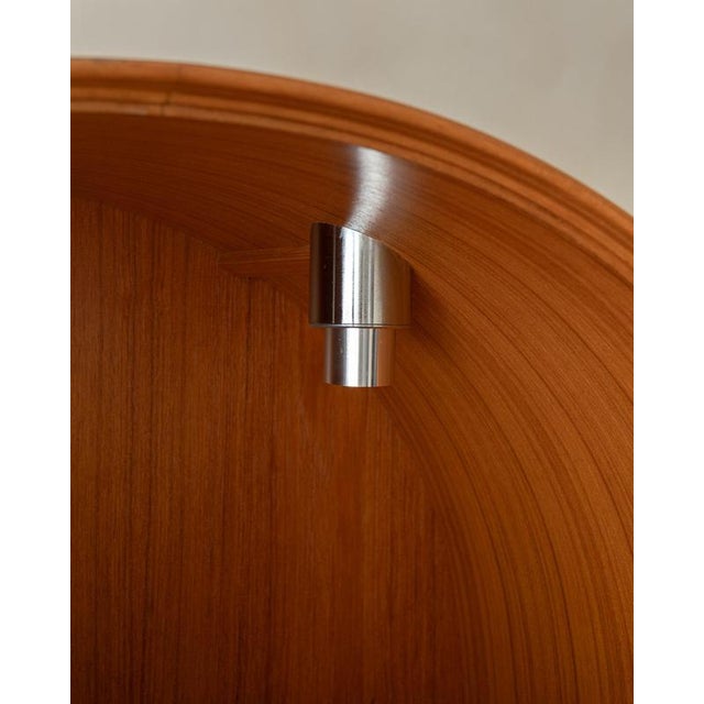 Mid-Century Teak Arched Display Cabinet from Brinkmann, 1980s For Sale - Image 18 of 18