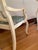Off-white Country French Hand - Painted Accent Chair For Sale - Image 8 of 12