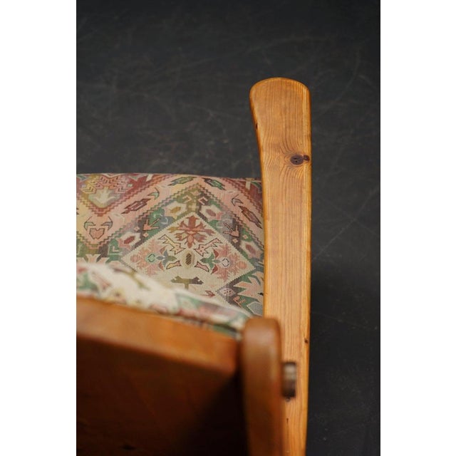 Scandinavian Rocking Chair in Pine For Sale - Image 14 of 18