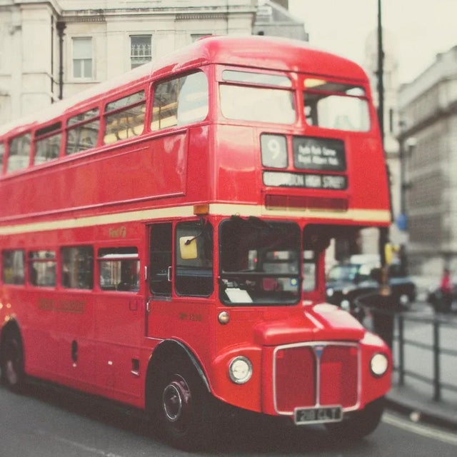 Double Decker by Irene Suchocki Print, 32" x 32" For Sale