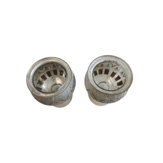 Turkish Mid Century Turkish Chalice Candle Holders - a Pair For Sale - Image 3 of 5