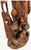 Vintage Chinese Carved Wood Guanyin Kuan Yin Lotus Birds Sculpture 23.75" For Sale - Image 9 of 15