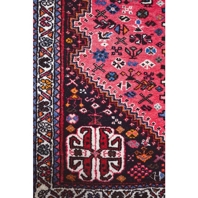 Vintage Middle Eastern Abadeh Wool Rug For Sale - Image 5 of 6