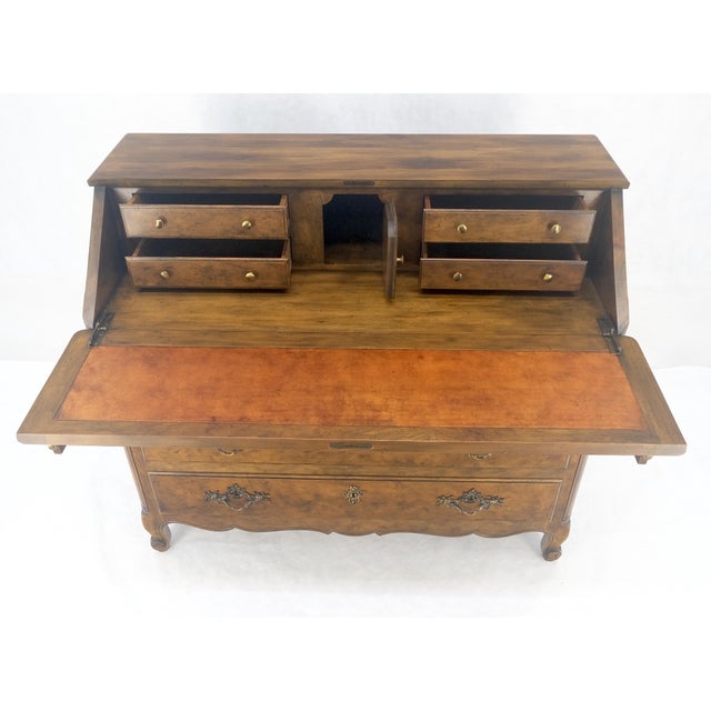 Baker Furniture Company Baker Slant Drop Front Secretary Desk 3 Drawers Chest MINT For Sale - Image 4 of 18