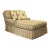Lee Industries Traditional Chaise Lounge With Floral Stripe Upholstery and Pillows For Sale